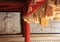 Lucky Hanging Wooden and Buddha. In Buddhist Temple, Nanjing , China