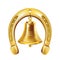 Lucky horseshoe and golden bell