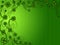 Lucky Shamrock Four Leaf Clover Background