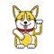 Lucky welsh corgi icon