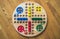 Ludo board family game.