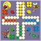 Ludo, board game with animals for children