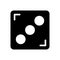 Ludo glyph flat icon