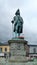 Ludvig Holberg statue in the Vagsallmenningen Square, Bergen, Norway