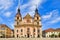 Ludwigsburg, Germany - Protestant church called `Stadtkirche Ludwigsburg` located at market square in city center