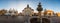 Lueneburg old city hall and fountain and cupid