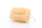 Luffa Scrub on white background