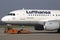 Lufthansa Airbus A319-100 on pushback