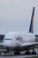 Lufthansa Airbus A380 plane being towed