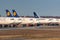 Lufthansa Airplanes grounded at Frankfurt