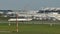 Lufthansa Regional Airbus landing in Munich Airport, snowy runway