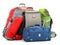 Luggage consisting of large suitcases rucksack and travel bag