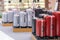 Luggage consisting of large suitcases rucksacks and travel bag