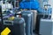 Luggage consisting of large suitcases rucksacks and travel bag