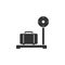 Luggage Scales icon. Element of airport icon for mobile concept and web apps. Detailed Luggage Scales icon can be used for web and