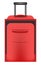 Luggage trolley bag with pull handle in red color