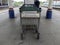 A luggage trolly at Exeter St. Davids railway station in Devon