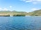 The Lugu lake of Lijiang, Yunnan, China Surrounded by mountains