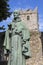 Luke Wadding Statue and the French Church in Waterford