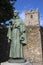 Luke Wadding Statue and the French Church in Waterford