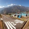 Lukla village and Lukla airport, Khumbu valley, Nepal