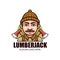 Lumber Jack Cartoon Creatives Logo Mascot