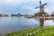 Lumber Windmill Zaanse Schans Village Holland Netherlands