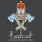 Lumberjack logo