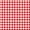 Lumberjack plaid pattern in red and black. Seamless vector pattern.