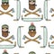 Lumberjack seamless pattern