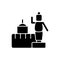 Lumbini black glyph icon