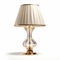 Lumina Luxe Golden Table Lamp - Vray Tracing Biedermeier Style