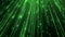 Luminescent Cascades: Abstract Green Neon Elegance