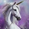 Luminescent Ethereal Fantasy Unicorn Portrait