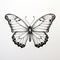 Luminous 3d Butterfly: Playful Line Drawing With Vienna Secession Influence
