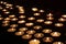 Luminous candles arranged optimally