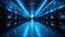 Luminous Core of the Digital Universe: Server Racks Fueling AI Innovations in the Depths of a Modern Database Center