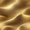 Luminous Desert Landscape: Photorealistic Composition With Gold Wavy Lines
