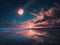 Luminous Lunar Tranquility: Mesmerizing Moonlit Sky