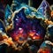 Luminous Nexus: Radiant Crystal Universe