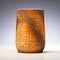 Luminous Pointillism Wooden Vase With Meyer Optik Trioplan 100mm F28