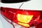 Luminous taillight modern car