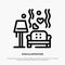 Lump, Sofa, Love, Heart, Wedding Line Icon Vector