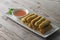 Lumpia Spring Rolls , asian food