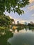 Lumpini lake park in bangkok, Thailand