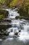 Lumsdale falls in Matlock, UK