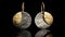 Lunar Earrings Texture-rich Surfaces Inspired By Nathan Wirth