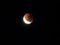 Lunar eclipse, moon of blood