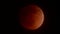 Lunar Eclipse Moon and Clouds Astrophotography