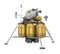 Lunar Lander Spacecraft Isolated